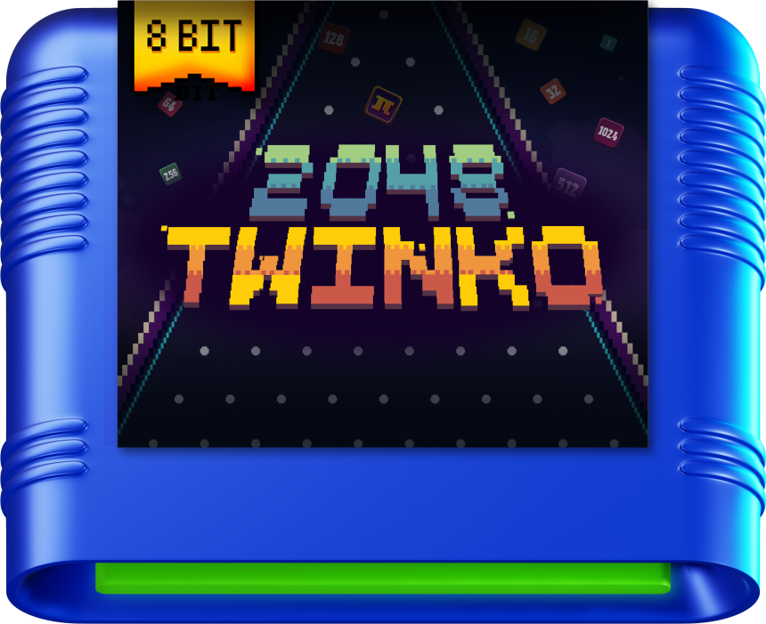 eightBit-2048-twinko-poster